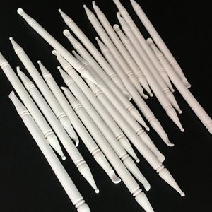 60mm 115mm Ceramic Wax Dabber Tool Smoking Accessories For Glass Bong Quartz Banger Nail Dab Oil Rig Water Bongs Silicone Pipe Ash Catcher