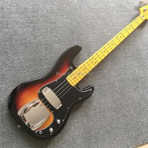 New Factory custom 4 strings electric bass guitar Fade color precision bass musical instruments