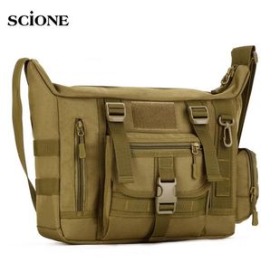 Borse da esterno Borsa a tracolla per laptop da 14 pollici Men039s Zaino A4 Documento Tattico Molle Messenger Sport Crosscody Sling Pack XA4588744768