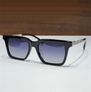 Novo design de moda óculos de sol quadrados 8271 armação de acetato dragão padrão metal templos retro estilo generoso high end ao ar livre óculos de proteção UV400