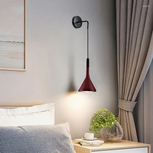Настенный светильник в скандинавском стиле для гостиной, фоновые светильники для кабинета, украшения коридора, спальни