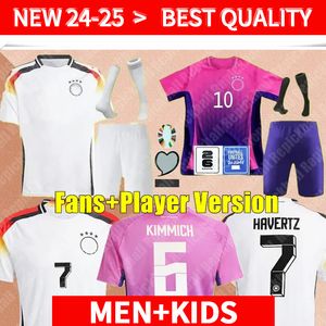 2024 fanowie Wersja Germanys piłka nożna Green Red Women Men Kid Kit Hummels Reus Football Shirt Boys Kroos Werner Gnabry Draxler Muller Gotze 24 25 piłka nożna