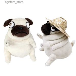 Stuffed Plush Animals 14cm Pig the Elf Fat Pug Plush Toys kawaii Sitting Pug Dogs Toy Stuffed Dolls for Kids Children Birthday Gift Dolls240327