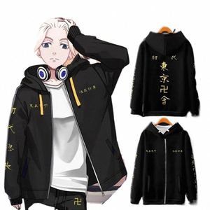 Tokyo Revengers Anime Ubrania Plus Size Men Men Bluza Manga LG Sleeve Streetwear Harajuku unisex pullover j2ce##