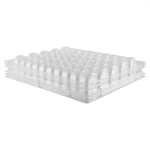 Baking Tools Clear PET Closeable French Macaron Storage Trays - Holds 50 Macarons Per Set Pack Of 4Sets