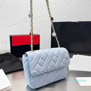 골드 코인 체인 디자이너 가방 여성 스퀘어 작은 크로스 바디 백 클래식 미니 가방 어깨 크로스 바디 지갑