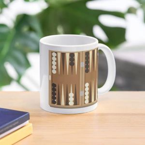 Tazze BACKGAMMON BOARD Tazza da caffè Tazze da colazione originali Personalizzabili