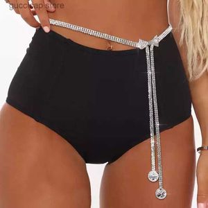 Cinture a catena in vita Stonefans Multi fila fiocco nappa catena in vita donna consegna gratuita set strass sexy 2023 ciondolo moneta catena della pancia carnevale Y240329