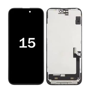 Pannelli touch con display LCD con schermo OLED Premium per iPhone 15 per la riparazione di parti di ricambio