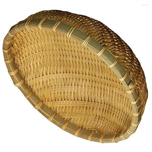 Dinnerware Sets Rattan Cover Table Cloth Dust Tent Coverage Basket Kitchen Assesorries Household Bamboo Weaving Protector