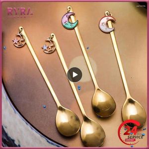 Spoons 1PCS The Actual Stainless Steel Spoon High Quality Utensils Home Decoration