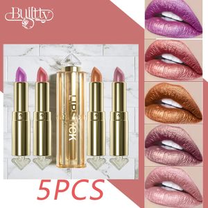 Halloween Shiny Matte Lipstick Gothic Glitter Sparkling High Pigment Waterproof Long Lasting Lipsticks Bold Shimmer Red 240321