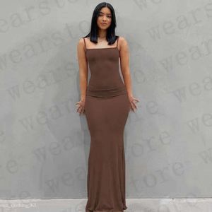 Skimss Dress American Fashion Women's Dress Discal Slims Slims Dresses Pink Sexy Slim Peach Hip Sumpender Dress Long Trail 770 Skimss Dress