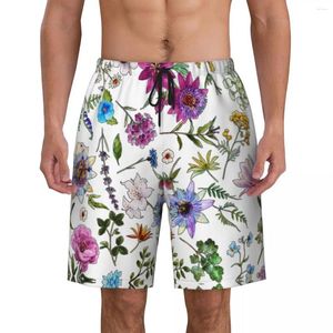 Pantaloncini da uomo Uomo Palestra Fiore Moda di lusso Costume da bagno Asciugatura rapida Sport Fitness Pantaloni corti da spiaggia di grandi dimensioni di alta qualità