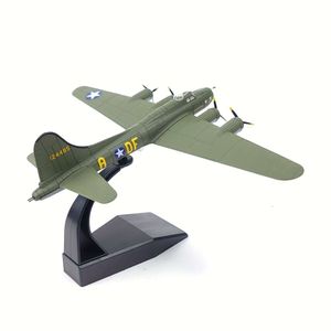 1：144 B-17F空飛ぶ要塞爆撃機メンフィスベルメタルミリタリーダイキャストプレーンモデル