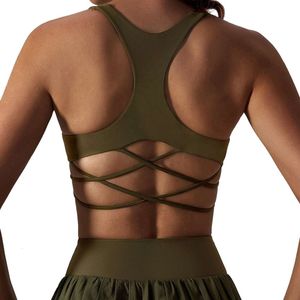 Lu Align Comfort Tanks Donna Morbido ed elegante push up Reggiseno sportivo di supporto Nuova estate Fitness all'aperto Reggiseno sportivo Running Yoga Bra Lemon Sports 2024