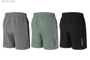 Shorts masculinos calções casuais de verão 4 vias tecido elástico moda calças esportivas q240329