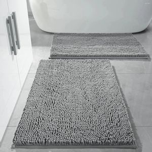 Bath Mats A1609ZXWAbsorbent Bathroom Rug Luxury Chenille Set Plush Non-slip Shower Mat Accessories Welcome Deal Floor Ma