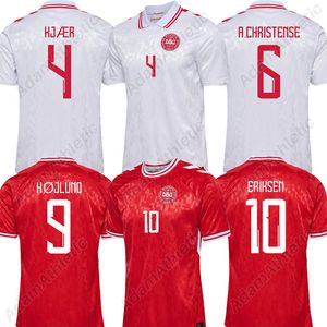 Danimarka Futbol Forması 2024 Eriksen Hojlund Kjaer Danes Futbol Gömlekleri 24 25 A.CHRISTENSEN HOJBJERG JENSEN ANDERSEN JERSEY