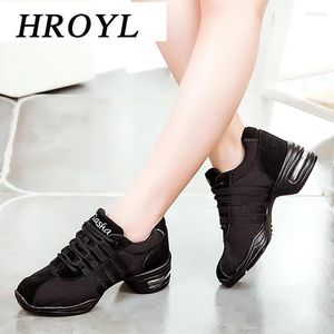 Sapatos de dança femininos tênis de dança esporte feminino meninas moderno hip hop jazz salsa quadrado