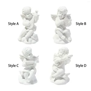 Statuette decorative Statua di angioletto Ornamento da tavolo per camera da letto con ripiano dell'armadio