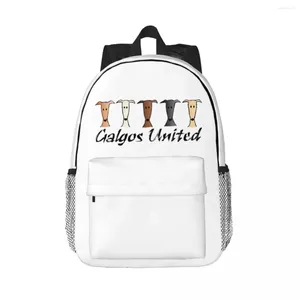 Рюкзак Galgos United Greyhound, рюкзаки для подростков, книжная сумка, модные детские школьные сумки, рюкзак для ноутбука, сумка на плечо большой вместимости
