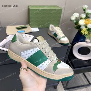 Buty trenerzy gglie Lady Blue Sneakers Comfort Sneaker Męs haft klasyczny damski czerwony futra kochanek skórzana Casual Cy4W