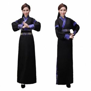 고대 중국 의상 남성 무대 공연 복장 Dynfu Dr Dance Costume Robe Chinese Traditial DR 51VH#