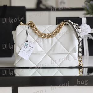 10A Top quality designer bag 30cm 19 bag Large handbag genuine leather shoulder bag flip bag lady purse wallet With box C010 FedEx sending