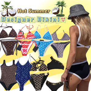 Summer Designer Bikinis Women Swimwear Ladies Bikini Set Bathing Fashion Print Suits High Waist Textile Womens Swimsuits Sexy Backless Fashion Designer