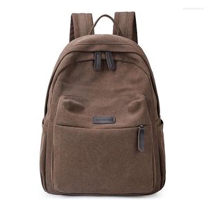 Sırt çantası 2024 vintage tuval okul çantası erkekler kadın seyahat çantaları büyük kapasiteli dizüstü bilgisayar sırt çantası