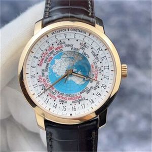ZF Factory VacherinsConstantinns Overseas Swiss Watch Men Legacy 86060 Universal Time Rose