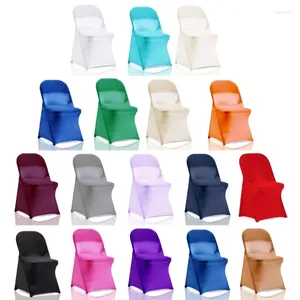 Chair Covers Stretch Cover Folding Protections Home Decoration Ornament Wedding Birthday Dining Table Accessory