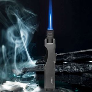 JOBON Gas Outdoor Windproof Direct Fire Metal Turbine Torch Lighter Kitchen Barbecue Camping Cigar Lighter Tool Men's High Gifts