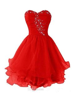 Beaded Crystal Sweetheart Ball Gown Homecoming Dresses Lace Up 2019 Short Prom Dress Elegant Party Dresses5065725