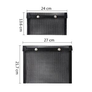 Non-Stick Grilling Mesh Bag Reusable BBQ Net Bake Bag High Temperature Resistant Barbecue Bag For Electric Gas Charcoal Grill