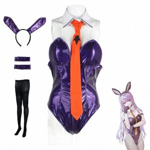 Novo anime danganrpa kirigiri kyouko cosplay coelho menina traje para mulher menina halen festa boate garçom traje uniforme x786 #