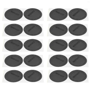 Wine Glasses 20 Pcs Adhesive Silicone Pad Home Mat Insuated Cup Stainless Steel Tumbler Durable Mats Silica Gel Pads Circle Water Bottle