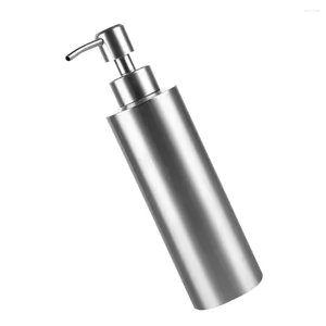 Liquid Soap Dispenser Bathroom Accessories Stainless Steel Empty Squeeze Bottles Hand Pump Lotion Storage