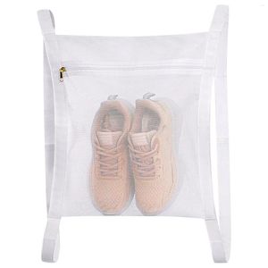 Laundry Bags Dryer Trainers For Shoes Mesh Home Use Door Washing Machine Polyester Easy Installation Clothing With Zipper Sneaker Net