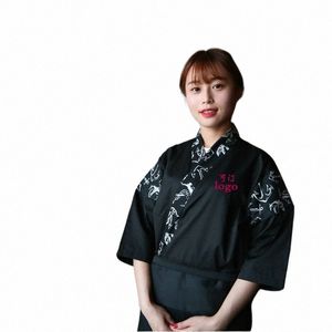 寿司シェフユニフォームの補助日本料理レストランユニフォーム供給フードサービスウェイターウェイターケータリング衣類DD1033 Y N8AB＃