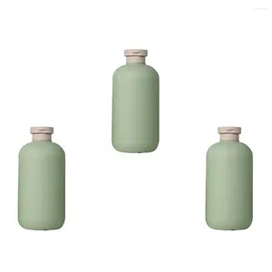 Dispensador de sabão líquido 3 pçs garrafa de gel de banho recarregável recipiente de armazenamento shampoo conveniente sub miss mão