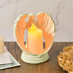 Candle Holders Angel Holder Christ Church Memorial Home Decor Modern Christian Religious Decoration Crafts Wedding Table M