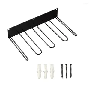 Kitchen Storage Wall Mounted Boot Rack Sturdy Metal Shoe For Closet Entryway Garage