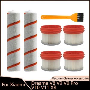 Toys Hepa Filter Roller Brush for Xiaomi Dreame V8 V9 V9 Pro V10 V11 Xr Handheld Cordless Vacuum Cleaner Spare Parts Accessories