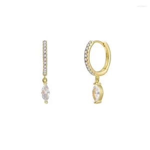 Dangle Earrings TIANDE Gold Color Cute Horse Eyes Drop For Women Colorful Zircon Piercing Fashion Jewelry Wholesale