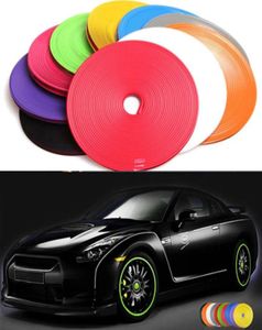 8MeterRoll Wheel Car rims Protection Sticker Hub Tire auto Decorative Styling Strip Wheel Rim Tire Edge Sticker Covers Auto Acces4634798