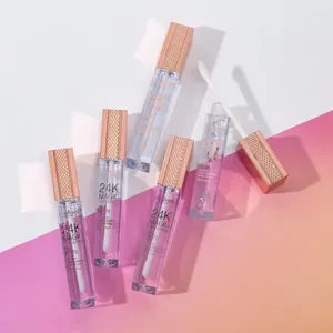 Lip Gloss Cherry Pink Mirror Water Glaze Transparent Glass Oil Waterproof Long-lasting Liquid Lipstick Nude Clear Makeup