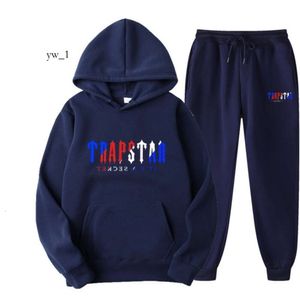 Trapstar Tracksuit Designer Hoodie Letter Printed Men's and Women's Multi-Color Warm Two-Piece Loose Fitting Hoodie Pants Jogging Set 100% Cotton 8412