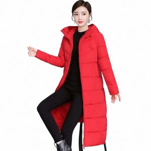 Women's Winter Coat Parka LG vadderad jacka värme gratis fartyg grossist plus size koreansk fi smal fit jacka ny j7sq#